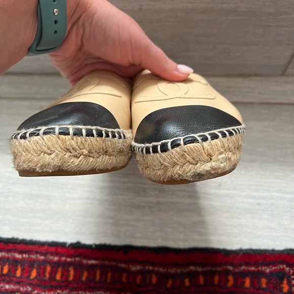 Chanel espadrilles lamb skin leather - Picture 7 of 16